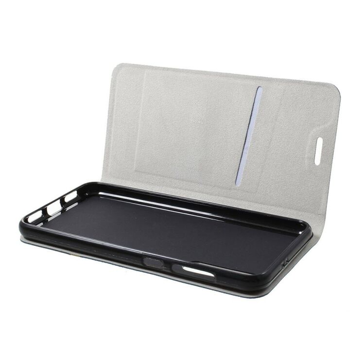 Чехол-книжка Deexe Lines Texture для Xiaomi Mi 9 SE (Special Edition) - Blue: фото 5 из 7