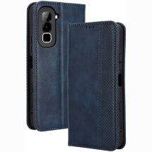 Чехол-книжка Deexe Retro Style для Infinix Hot 70 - Blue: фото 1 из 19
