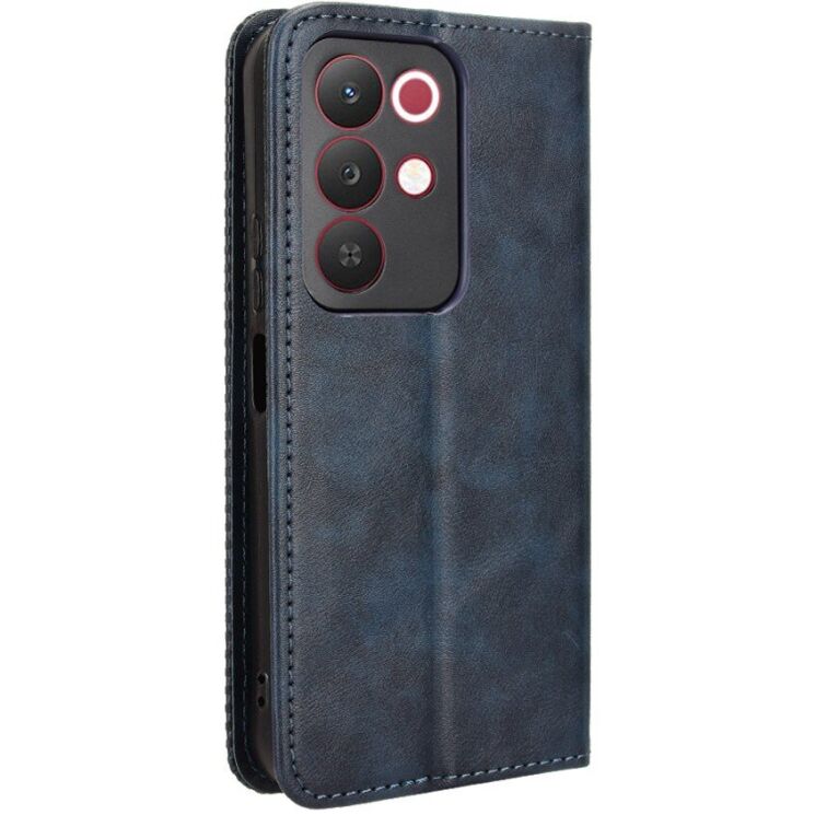 Чехол-книжка Deexe Retro Style для Realme C85 Pro - Blue (403902L) Чехол-книжка Deexe Retro Style для Realme C85 Pro - Blue: фото 8 из 19