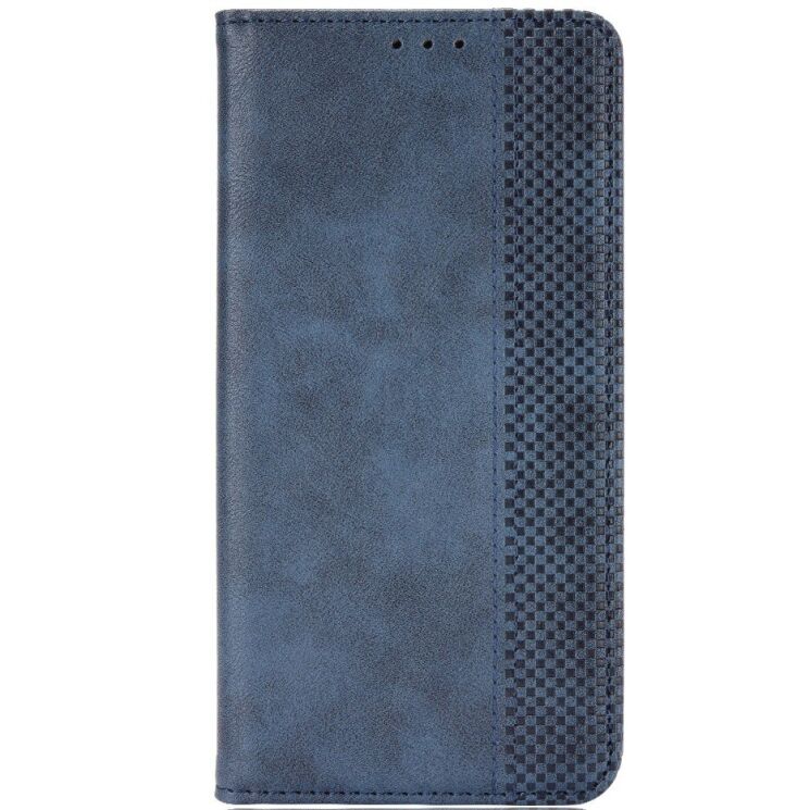 Чехол-книжка Deexe Retro Style для Realme C85 Pro - Blue (403902L) Чехол-книжка Deexe Retro Style для Realme C85 Pro - Blue: фото 4 из 19