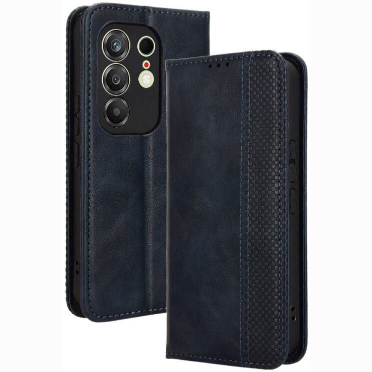 Чохол-книжка Deexe Retro Style для TECNO Camon 50 - Blue (386333L) Чохол-книжка Deexe Retro Style для TECNO Camon 50 - Blue: фото 1 з 20