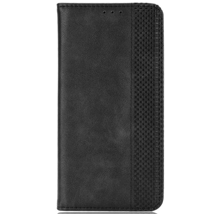 Чехол-книжка Deexe Retro Style для Xiaomi Poco F9 Ultra - Black: фото 4 из 20