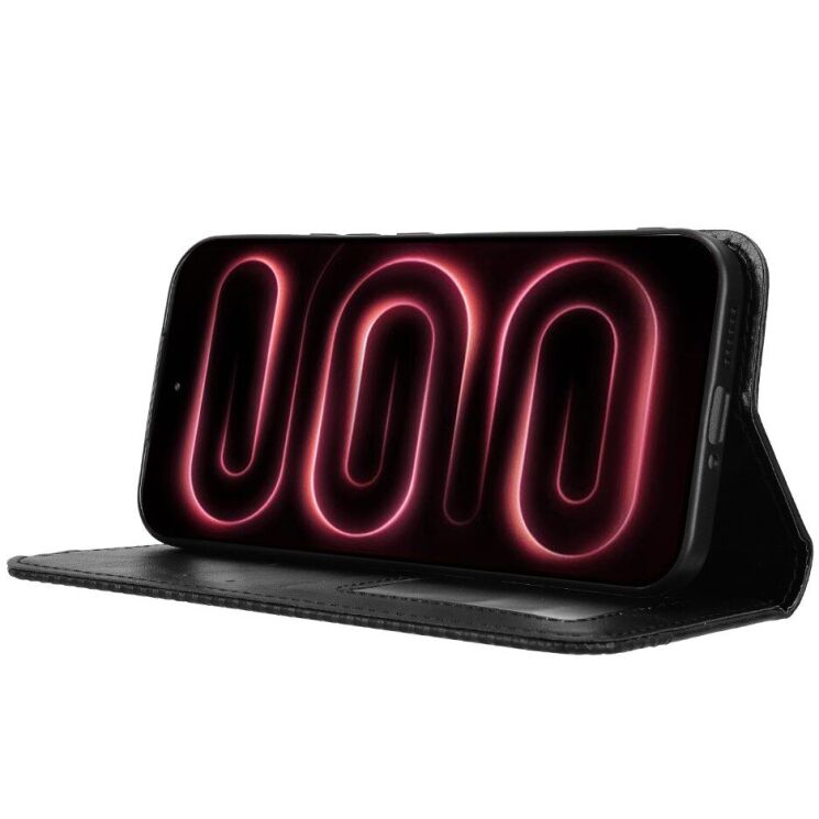 Чехол-книжка Deexe Retro Style для Xiaomi Poco F9 Ultra - Black: фото 7 из 20