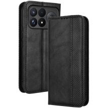 Чехол-книжка Deexe Retro Style для Xiaomi Poco F9 Ultra - Black: фото 1 из 20