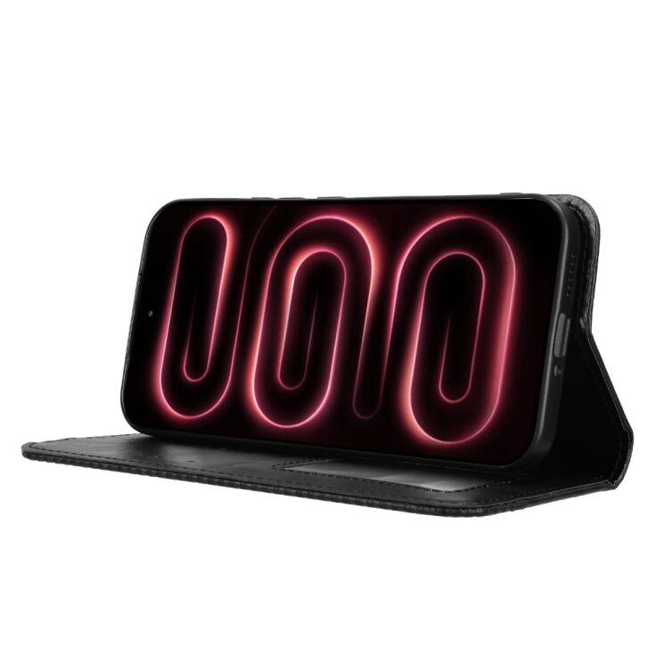 Чехол-книжка Deexe Retro Style для Xiaomi Poco F9 Ultra - Black: фото 15 из 20