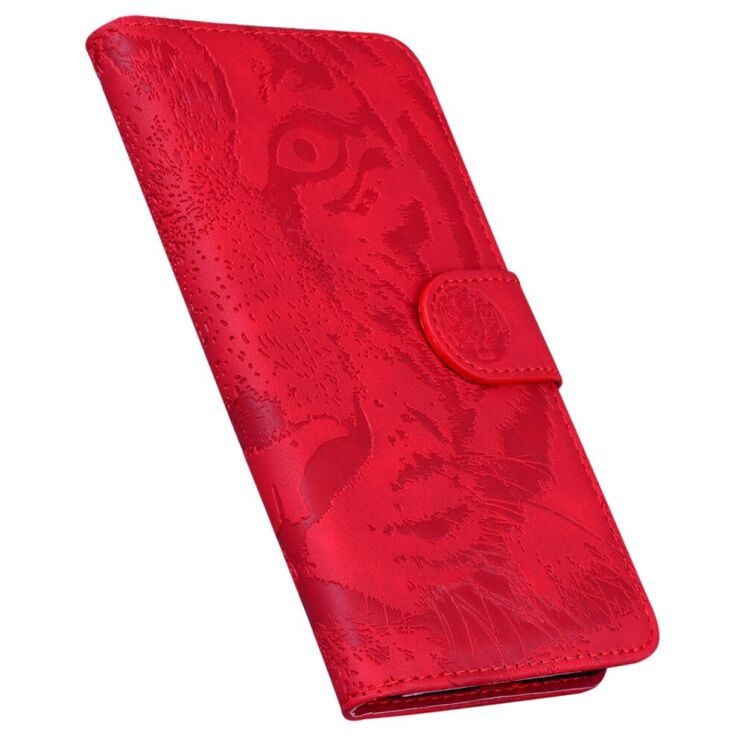 Чохол-книжка Deexe Tiger для Motorola Moto G05 / Moto E15 - Red: фото 4 з 7