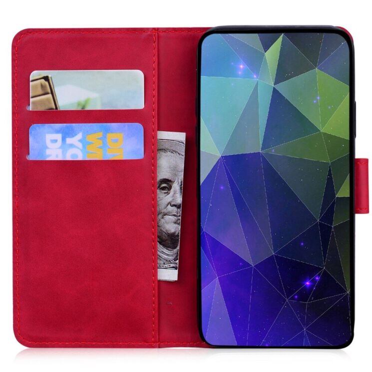 Чохол-книжка Deexe Tiger для Motorola Moto G05 / Moto E15 - Red: фото 2 з 7