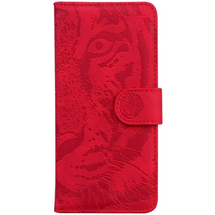 Чохол-книжка Deexe Tiger для Motorola Moto G05 / Moto E15 - Red: фото 5 з 7