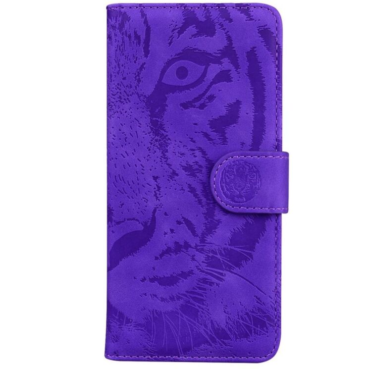 Чехол-книжка Deexe Tiger для Motorola Moto G84 - Purple: фото 5 из 7