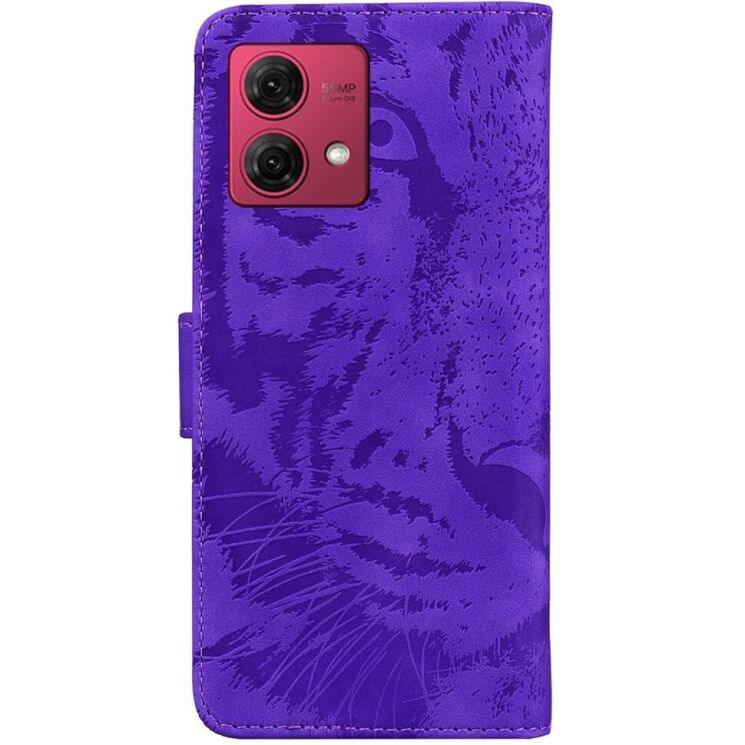 Чехол-книжка Deexe Tiger для Motorola Moto G84 - Purple: фото 6 из 7