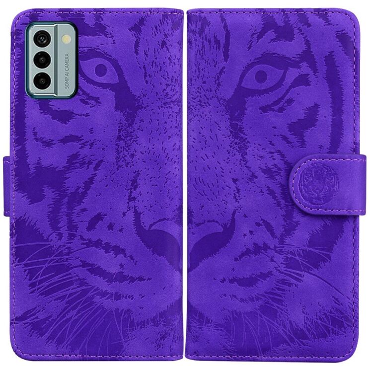 Чехол-книжка Deexe Tiger для Nokia G22 - Purple: фото 1 из 7