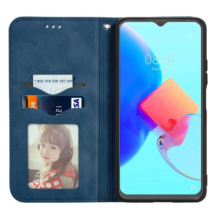Чохол-книжка Deexe Wallet Case для Tecno Spark 8P (KG7n) - Blue: фото 3 з 8