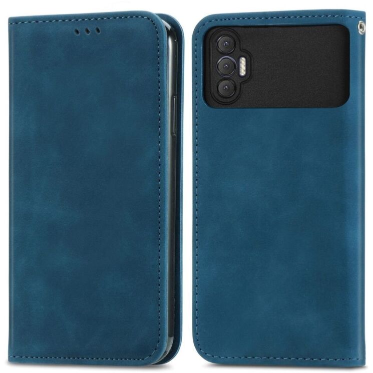 Чохол-книжка Deexe Wallet Case для Tecno Spark 8P (KG7n) - Blue: фото 1 з 8