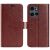 Чехол-книжка Deexe Wallet Style для Motorola Edge 50 Neo - Brown: фото 1 из 10