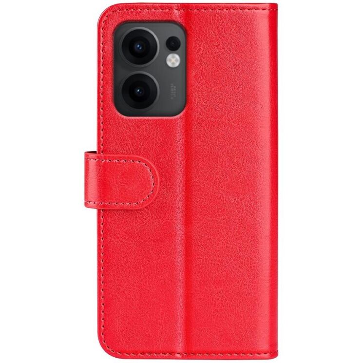 Чехол-книжка Deexe Wallet Style для OPPO Reno 13 F/FS 5G - Red: фото 5 из 7