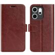 Класичний чохол-книжка Deexe Wallet Style для OPPO Reno 14 F/FS - Brown (388312Z)