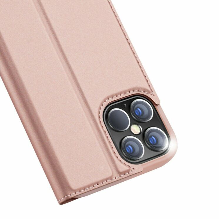 Чехол-книжка DUX DUCIS Skin Pro для Apple iPhone 12 Pro Max - Rose Gold: фото 2 из 19