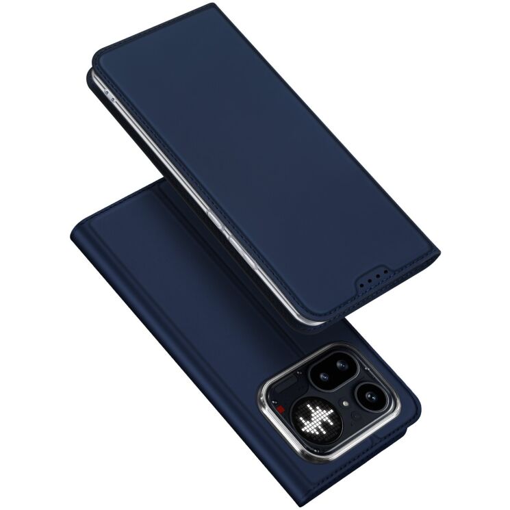 Чехол-книжка DUX DUCIS Skin Pro для Nothing Phone (4a) Pro - Blue (411413L) Чехол-книжка DUX DUCIS Skin Pro для Nothing Phone (4a) Pro - Blue: фото 1 из 11
