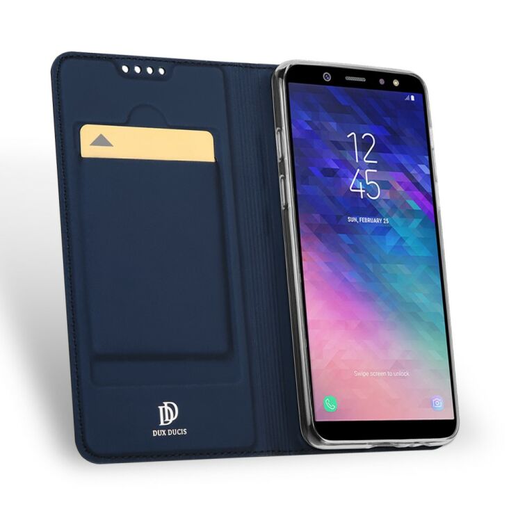 Чохол-книжка DUX DUCIS Skin Pro для Samsung Galaxy A6+ 2018 (A605) - Dark Blue: фото 3 з 17
