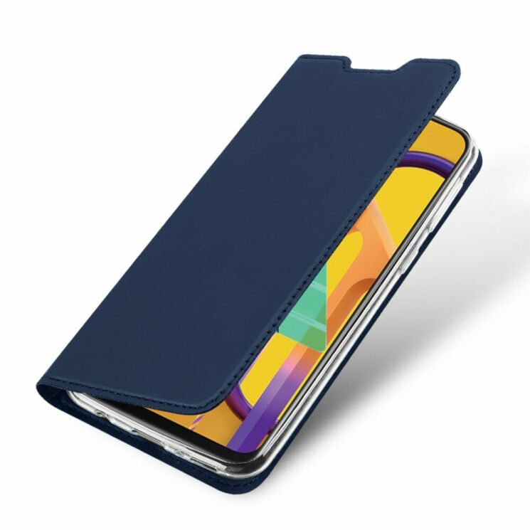 Чехол-книжка DUX DUCIS Skin Pro для Samsung Galaxy M30s (M307) / Galaxy M21 (M215) - Dark Blue: фото 4 из 13