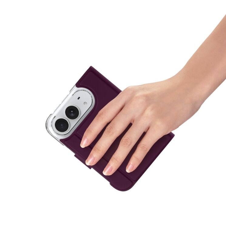 Чохол-книжка DUX DUCIS Skin Pro (FF) для iPhone Duo - Dark Cherry: фото 6 з 11