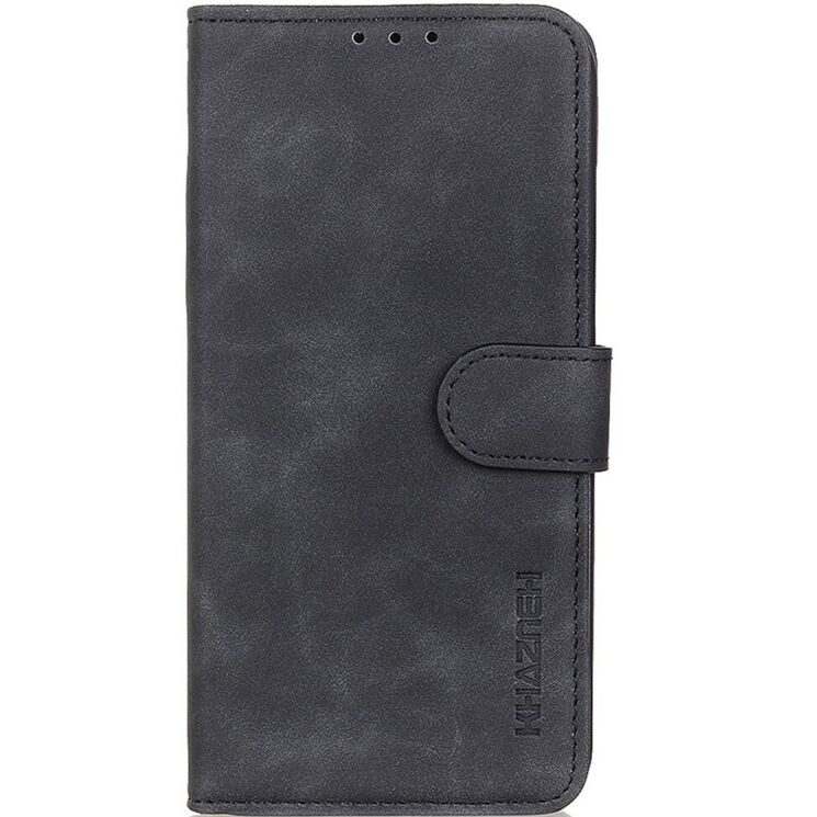Чехол-книжка KHAZNEH Retro Wallet для Motorola Edge 50 Pro - Black: фото 4 из 9