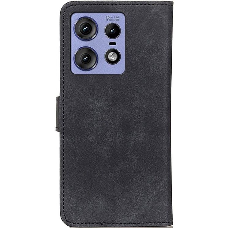 Чехол-книжка KHAZNEH Retro Wallet для Motorola Edge 50 Pro - Black: фото 5 из 9