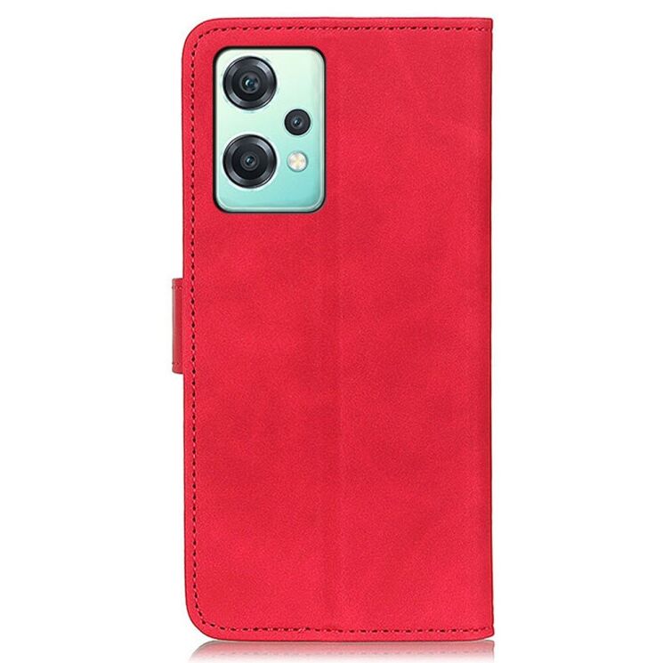Чохол-книжка з застібкою KHAZNEH Retro Wallet для OnePlus Nord CE 2 Lite - Red: фото 3 з 10