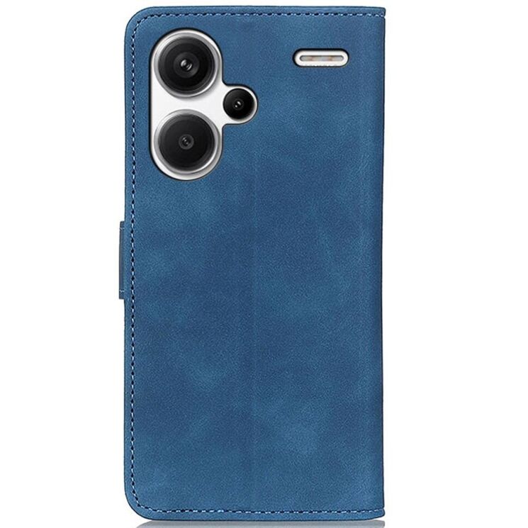 Чехол-книжка KHAZNEH Retro Wallet для Xiaomi Redmi Note 13 Pro+ - Blue: фото 5 из 8