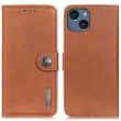 Чехол-книжка KHAZNEH Wallet Cover для Apple iPhone 15 Plus - Brown (329442Z)
