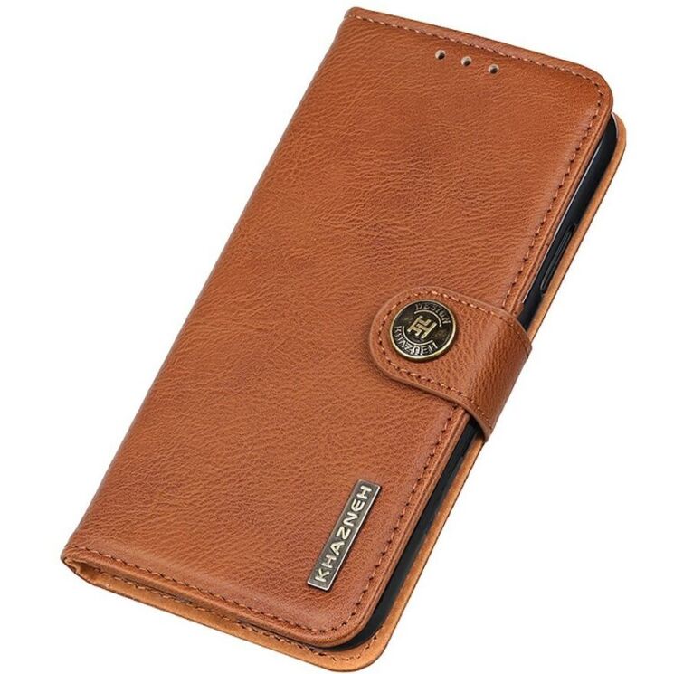 Чехол-книжка KHAZNEH Wallet Cover для Motorola Moto G75 - Brown: фото 4 из 8