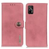 Чехол-книжка с застежкой KHAZNEH Wallet Cover для Realme GT - Pink: фото 1 из 8