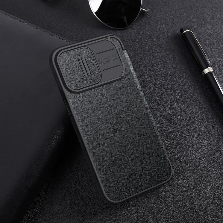 Чохол-книжка NILLKIN Qin Pro для Apple iPhone 14 Pro Max - Grey: фото 18 з 21