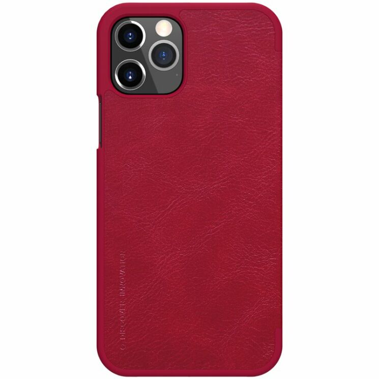 Чохол-книжка NILLKIN Qin Series для Apple iPhone 12 / iPhone 12 Pro - Red: фото 2 з 17
