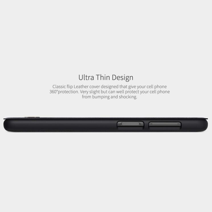 Чехол-книжка NILLKIN Qin Series для Xiaomi Poco М4 Pro 5G / Redmi Note 11 (Chinese version) - Black: фото 9 из 18