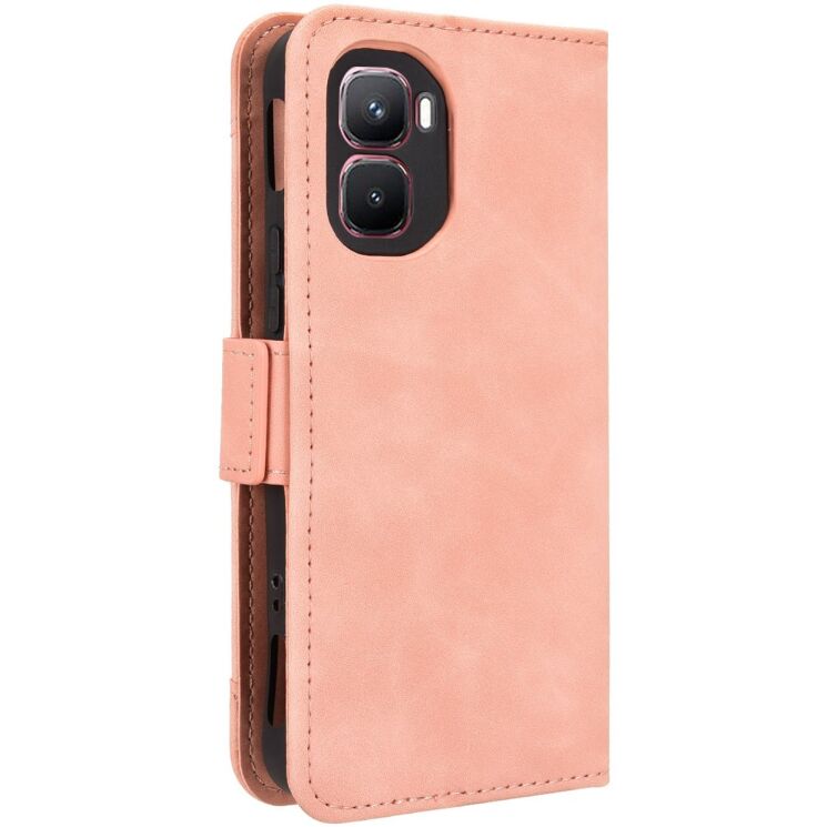 Чехол-книжка с карманами Deexe Wallet Stand для Infinix GT 50 Pro - Pink: фото 7 из 15