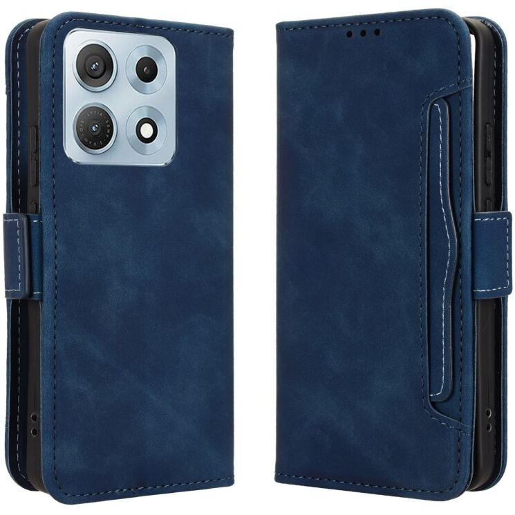 Чехол-книжка с карманами Deexe Wallet Stand для Motorola Edge 70 Max - Blue (435505L) Чехол-книжка с карманами Deexe Wallet Stand для Motorola Edge 70 Max - Blue: фото 1 из 16