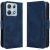 Чехол-книжка с карманами Deexe Wallet Stand для Motorola Edge 70 Max - Blue: фото 1 из 16