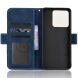 Чехол-книжка с карманами Deexe Wallet Stand для Motorola Edge 70 Max - Blue (435505L). Фото 3 из 16