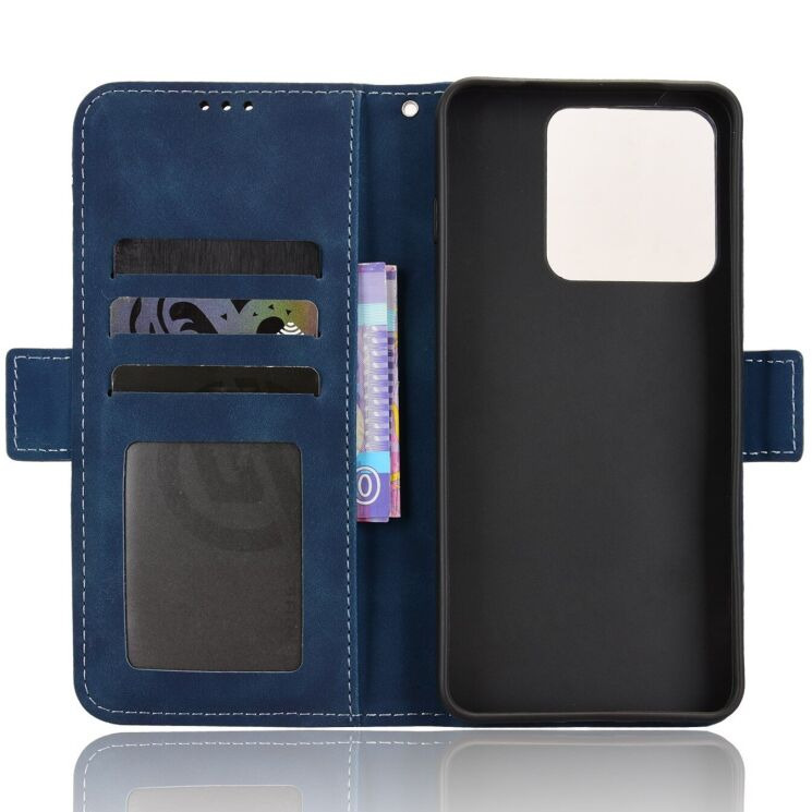 Чехол-книжка с карманами Deexe Wallet Stand для Motorola Edge 70 Max - Blue (435505L) Чехол-книжка с карманами Deexe Wallet Stand для Motorola Edge 70 Max - Blue: фото 3 из 16