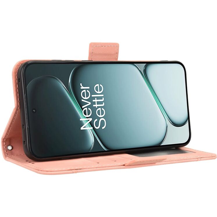Чехол-книжка с карманами Deexe Wallet Stand для OnePlus 15R / Ace 6 / Ace 6T - Pink: фото 6 из 17