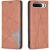 Чохол-книжка з кишеньками UniCase Geometric Pattern для Realme 16 - Brown: фото 1 з 10