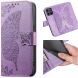 Чохол-книжка з малюнком UniCase Butterfly Pattern для Motorola Edge 70 Fusion - Light Purple (409536LV). Фото 2 з 8