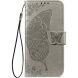 Чехол-книжка с рисунком UniCase Butterfly Pattern для OPPO Reno 16 / 16 Pro - Grey (413214H). Фото 4 из 14