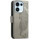 Чехол-книжка с рисунком UniCase Butterfly Pattern для OPPO Reno 16 / 16 Pro - Grey (413214H). Фото 5 из 14