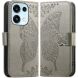 Чехол-книжка с рисунком UniCase Butterfly Pattern для OPPO Reno 16 / 16 Pro - Grey (413214H). Фото 1 из 14