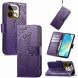 Чехол-книжка с рисунком UniCase Butterfly Pattern для Realme 16 Pro - Dark Purple (428030DV). Фото 7 из 9