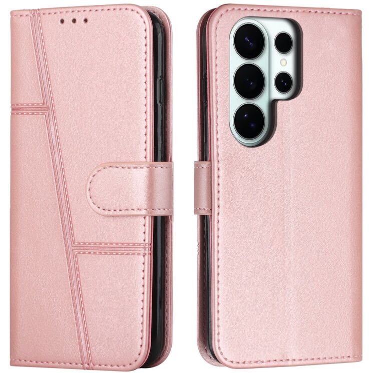 Чехол-книжка с застежкой UniCase Jet Cover для Samsung Galaxy S26 Ultra - Rose Gold: фото 1 из 10