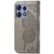 Чехол-книжка UniCase Butterfly Pattern для Motorola Edge 50 Pro - Grey (353640H). Фото 5 из 8