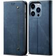 Чехол-книжка UniCase Jeans Wallet для Apple iPhone 16 Pro Max - Blue (360406L)